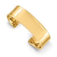Thumbnail for 14k 18.5mm Polished Cuff Bangle