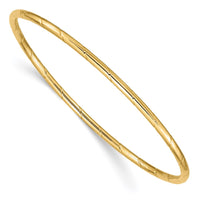 Thumbnail for 14k 2.5mm Grooved Slip-on Bangle