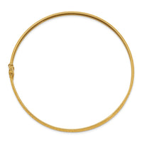 Thumbnail for 14K Yellow Gold Polished D/C Flexible Bangle