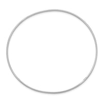 Thumbnail for 14k White Gold 1.5mm Polished Slip-on Bangle Bracelet