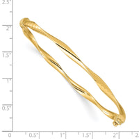 Thumbnail for 14K Yellow Gold Hinged Bangle Bracelet