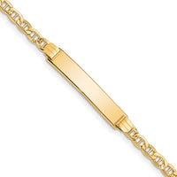 Thumbnail for 14k Semi-solid Anchor Link ID Bracelet