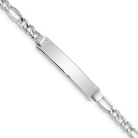 Thumbnail for 14k Semi-solid Figaro ID Bracelet