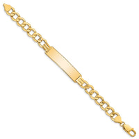 Thumbnail for 14k Semi-Solid Curb Link 9mm ID Bracelet