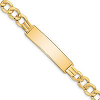 Thumbnail for 14k Semi-Solid Curb Link 9mm ID Bracelet