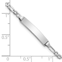 Thumbnail for 14k Semi-Solid Polished Figaro ID Bracelet