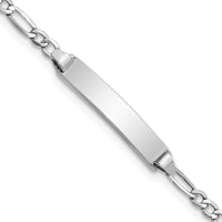 Thumbnail for 14k Semi-Solid Polished Figaro ID Bracelet