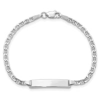 Thumbnail for 14k Semi-Solid Polished Anchor  ID Bracelet
