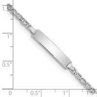 Thumbnail for 14k Semi-Solid Polished Anchor  ID Bracelet