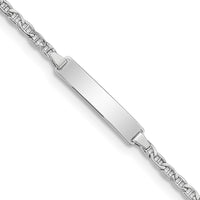 Thumbnail for 14k Semi-Solid Polished Anchor  ID Bracelet