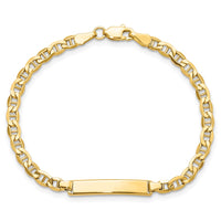 Thumbnail for 14k Semi-Solid Anchor Link ID Bracelet