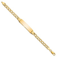 Thumbnail for 14k Semi-solid Curb Link ID Bracelet
