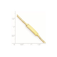 Thumbnail for 14k Children's Anchor Link ID Bracelet