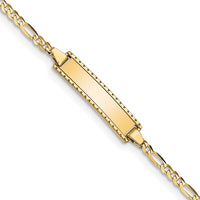 Thumbnail for 14k Children's Figaro Link ID Bracelet