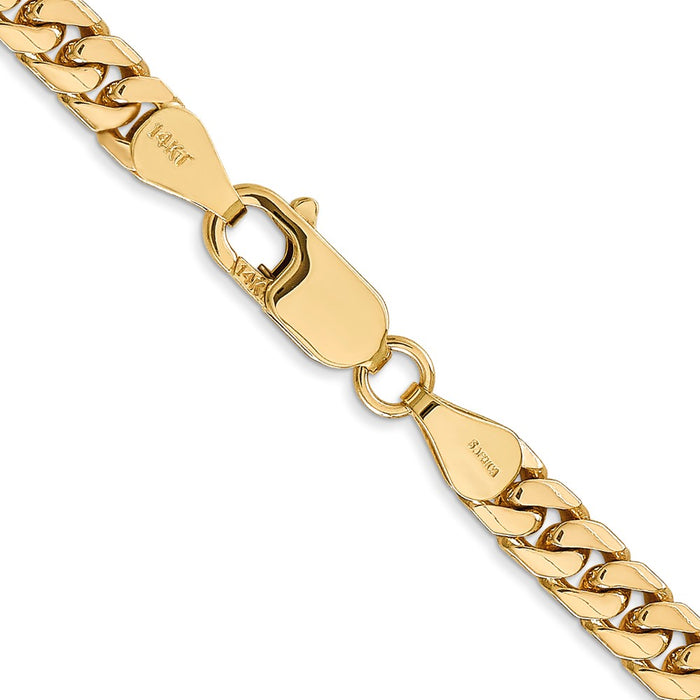 14k 5mm Solid Miami Cuban Chain