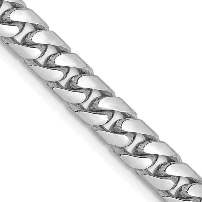 14k 5mm Solid Miami Cuban Chain