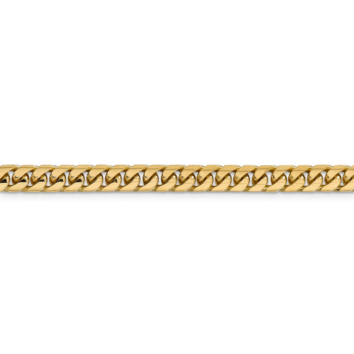 14k 5.5mm Solid Miami Cuban Chain