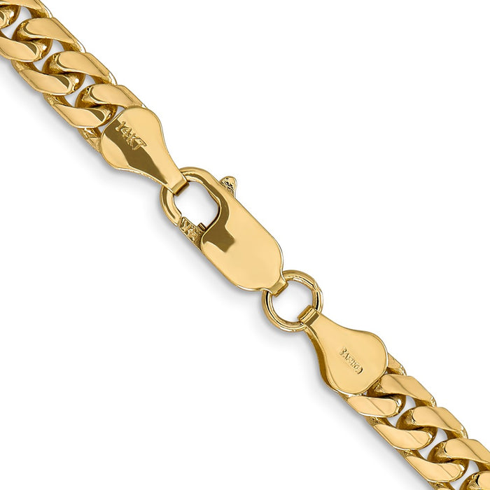 14k 5.5mm Solid Miami Cuban Chain