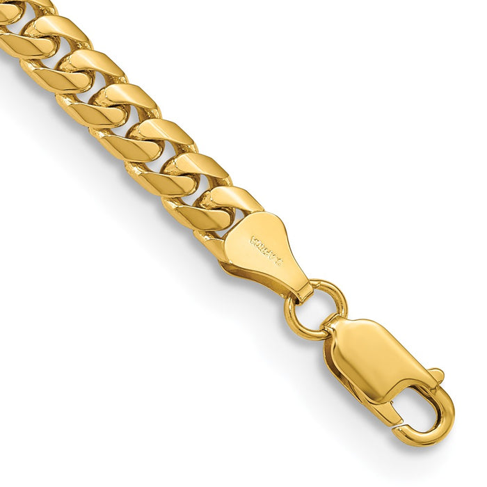 14k 5.5mm Solid Miami Cuban Chain