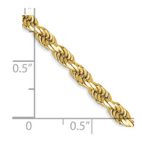 Thumbnail for 14k 3.5mm Semi-solid D/C Rope Chain