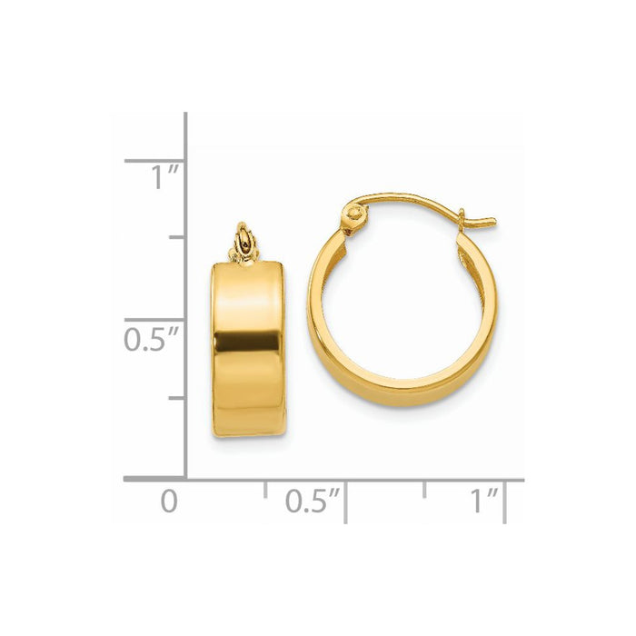 14K Small Hoop Earrings