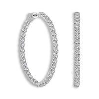 Thumbnail for Round Shape (Shared Prongs) Hoop