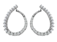 Thumbnail for PEAR SHAPE HOOPS PUSH ON/OFF