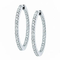Thumbnail for Inside Out Prong Hoops