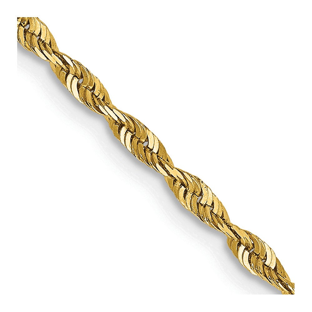 14k 2.0mm Extra-Light D/C Rope Chain