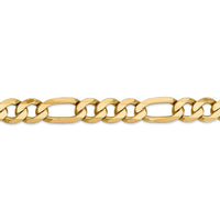 Thumbnail for 14k 10mm Flat Figaro Chain