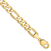 Thumbnail for 14k 10mm Flat Figaro Chain
