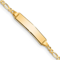 Thumbnail for 14k Baby Figaro ID Bracelet