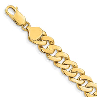 Thumbnail for 14k 8.5mm Solid Hand-Polished Fancy Link Bracelet