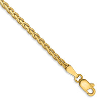 Thumbnail for 14k 2.5mm Flat Wheat Chain