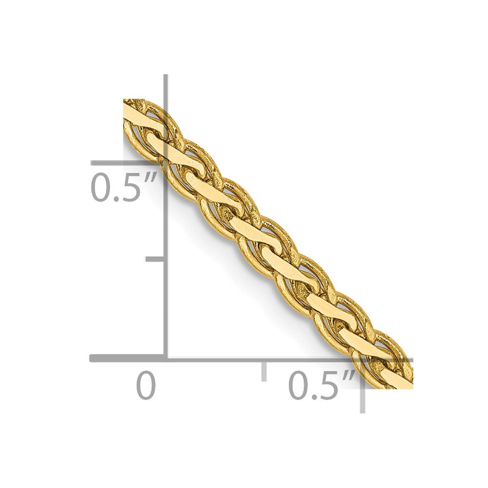 14k 3mm Flat Wheat Chain
