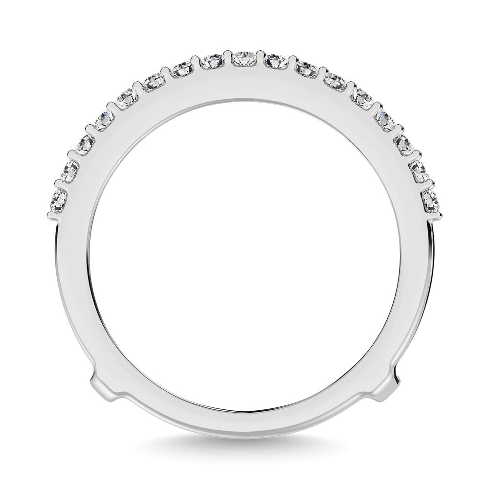 Diamond 1/2 Ct.Tw. Guard Ring in 14K White Gold