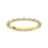 Thumbnail for Diamond 1/4 Ct.Tw. Diamond Stackble Band in 14K Yellow Gold