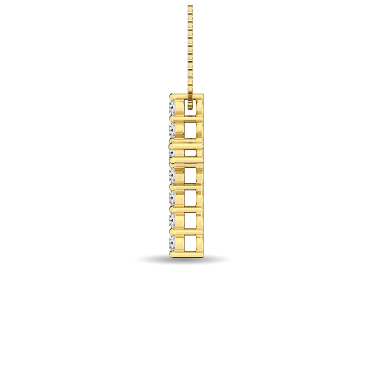 Diamond 1 Ct.Tw. Cross Pendant in 14K Yellow Gold