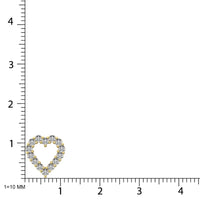 Thumbnail for Diamond 1/4 Ct.Tw. Heart Pendant in 14K Yellow Gold