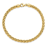 Thumbnail for 14k Polished 8.5in Wheat Chain Bracelet