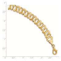 Thumbnail for 14k Polished Fancy Link Bracelet