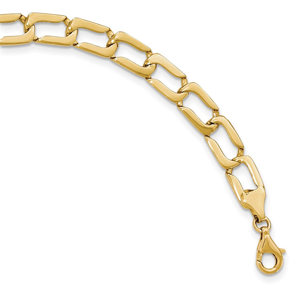 14k Polished Link Bracelet