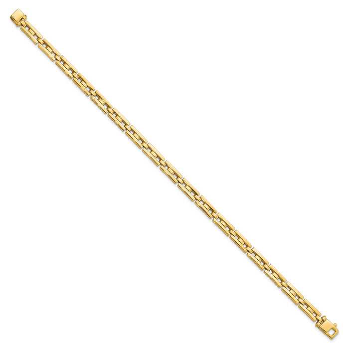 14k Gold Polished Link Bracelet