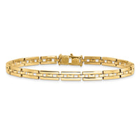 Thumbnail for 14k Gold Polished Link Bracelet