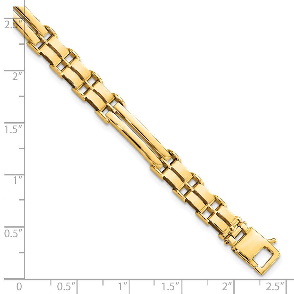 14k Gold Polished Link Bracelet