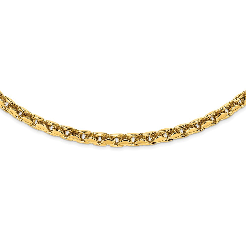14k Yellow Gold Polished Chain Necklace
