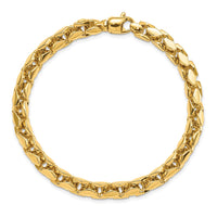 Thumbnail for 14k Yellow Gold Polished Chain Bracelet