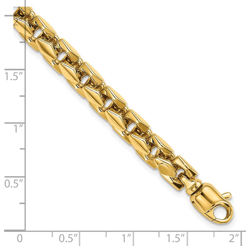 14k Yellow Gold Polished Chain Bracelet