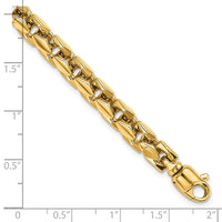 Thumbnail for 14k Yellow Gold Polished Chain Bracelet