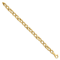 Thumbnail for 14K Polished Fancy Link Men's Bracelet